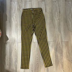 Charlotte Russe Checkerboard Capris Pant